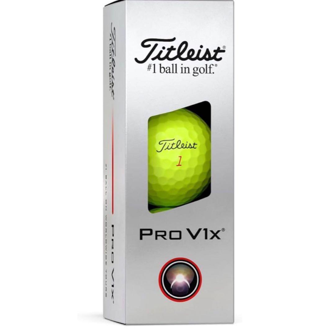 Titleist PRO V1X イエロー　1スリーブ　12個　2025年モデル