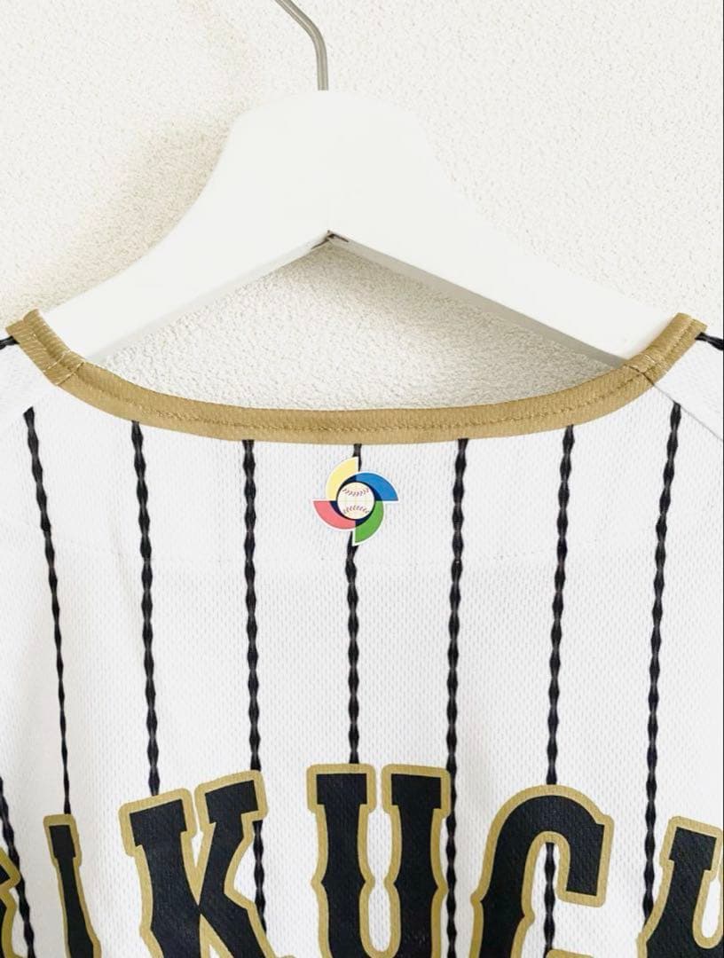 【ミズノ】 新品 2017 野球 レプリカ ユニフォーム 菊池涼介 4 L-O