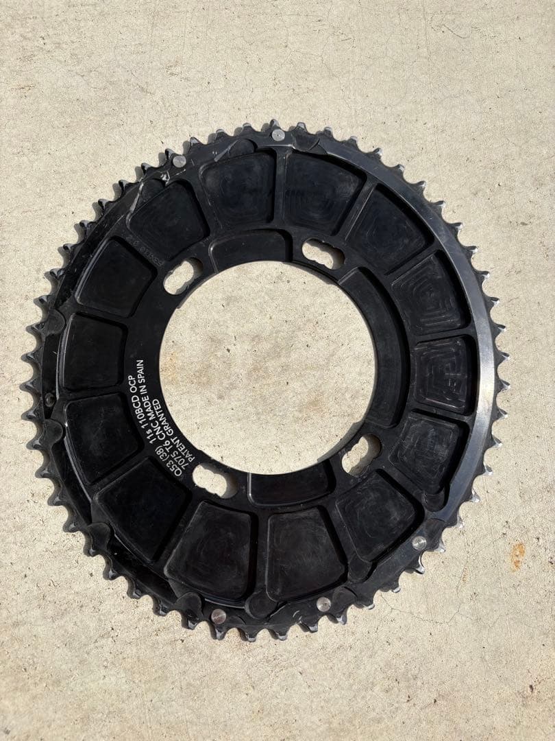 ROTOR Q-Ring Carbon 53T チェーンリング BCD110