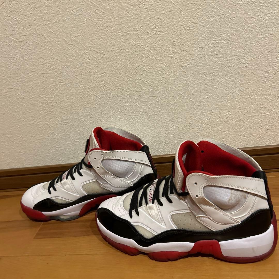 Air Jordan ハイカットシューズ ホワイト/レッド/ブラック