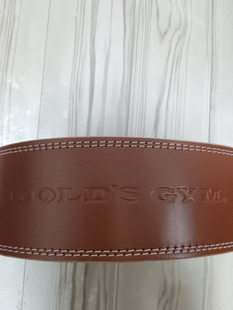 GOLD'S GYM プロレザーベルト M