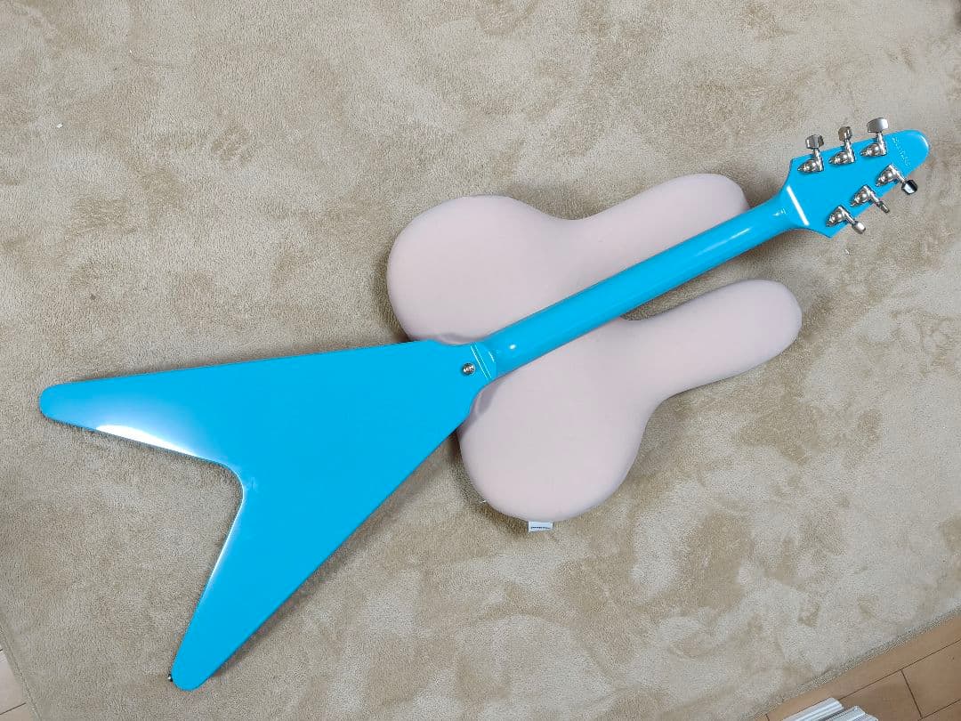 新品　Epiphone Flying V 70S Mauiblue