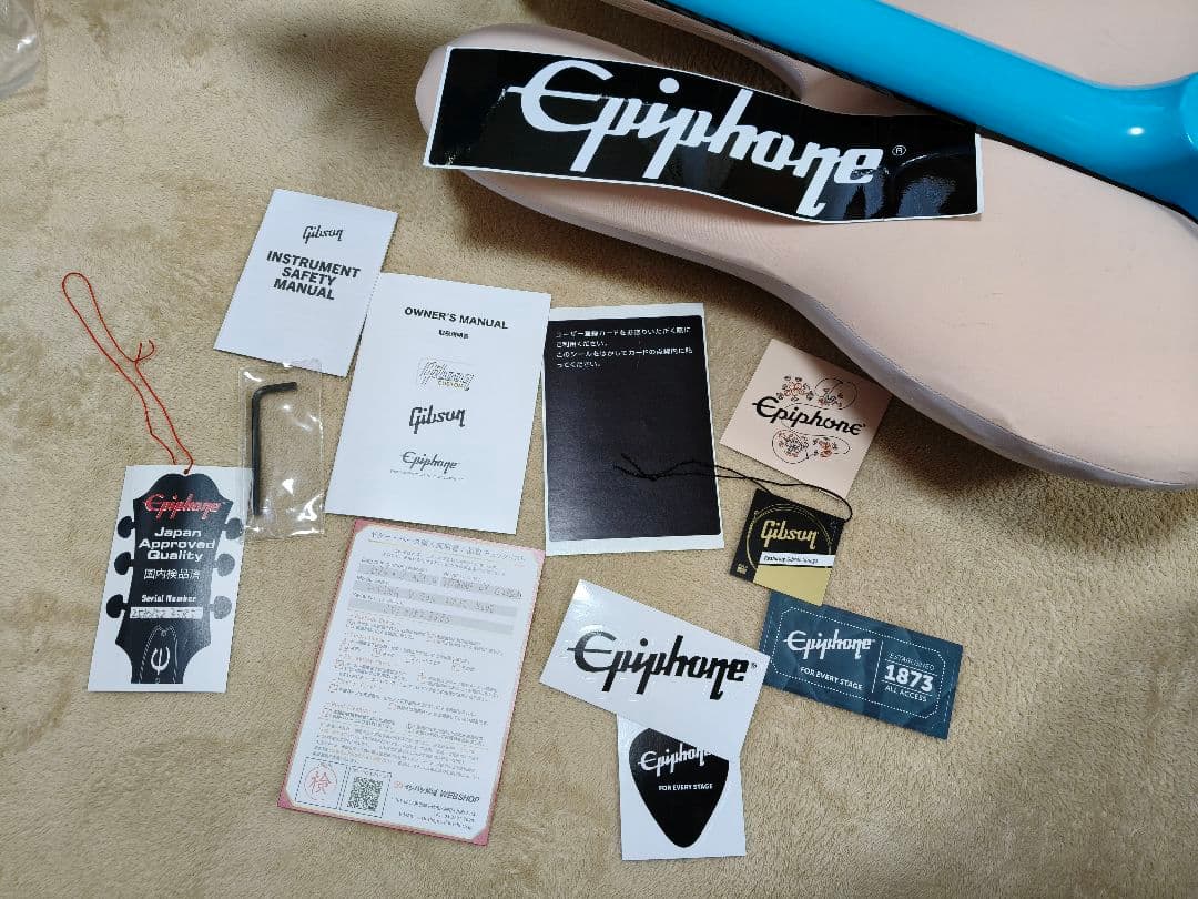 新品　Epiphone Flying V 70S Mauiblue