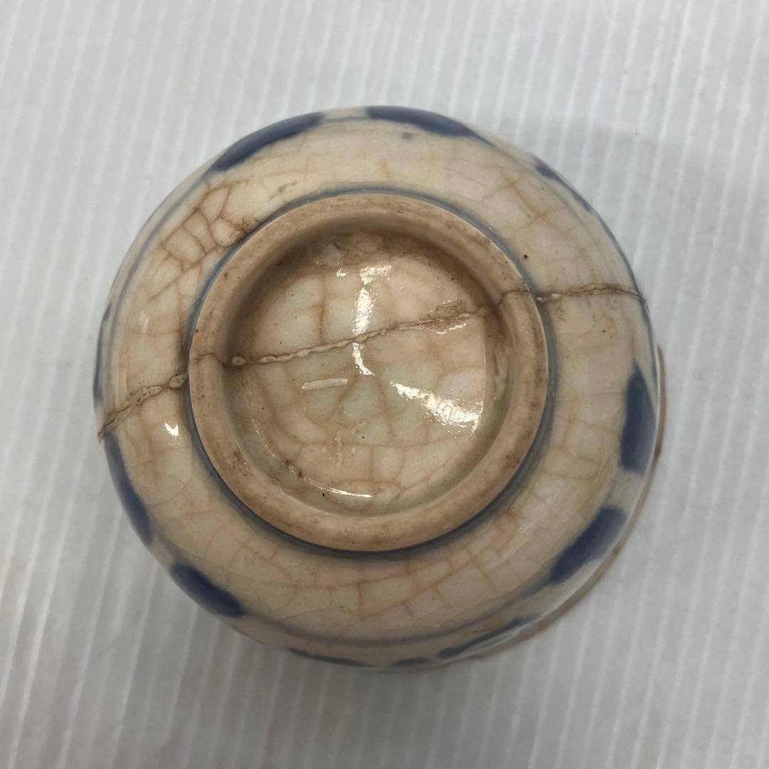 【骨董】古伊万里 染付 蕎麦猪口 4客セット 江戸〜明治 時代物