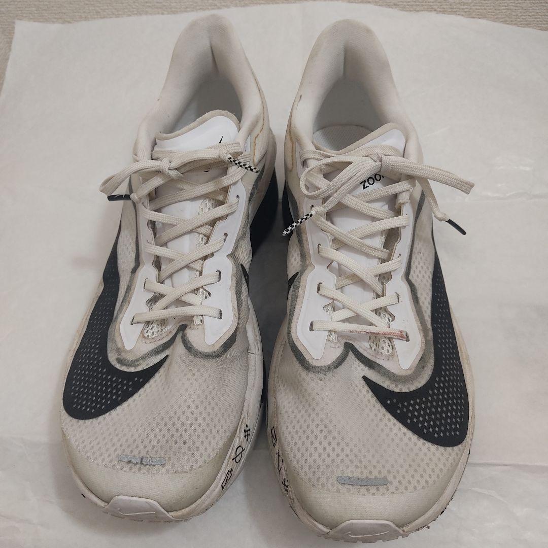 NIKE ズームフライ6 27.5cm ランニングシューズ 白