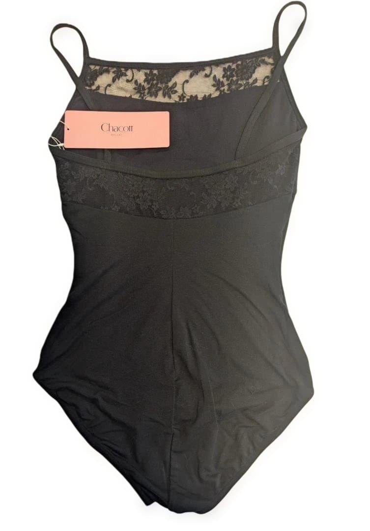 Chacottチャコット　新品　黒いレース付きレオタード