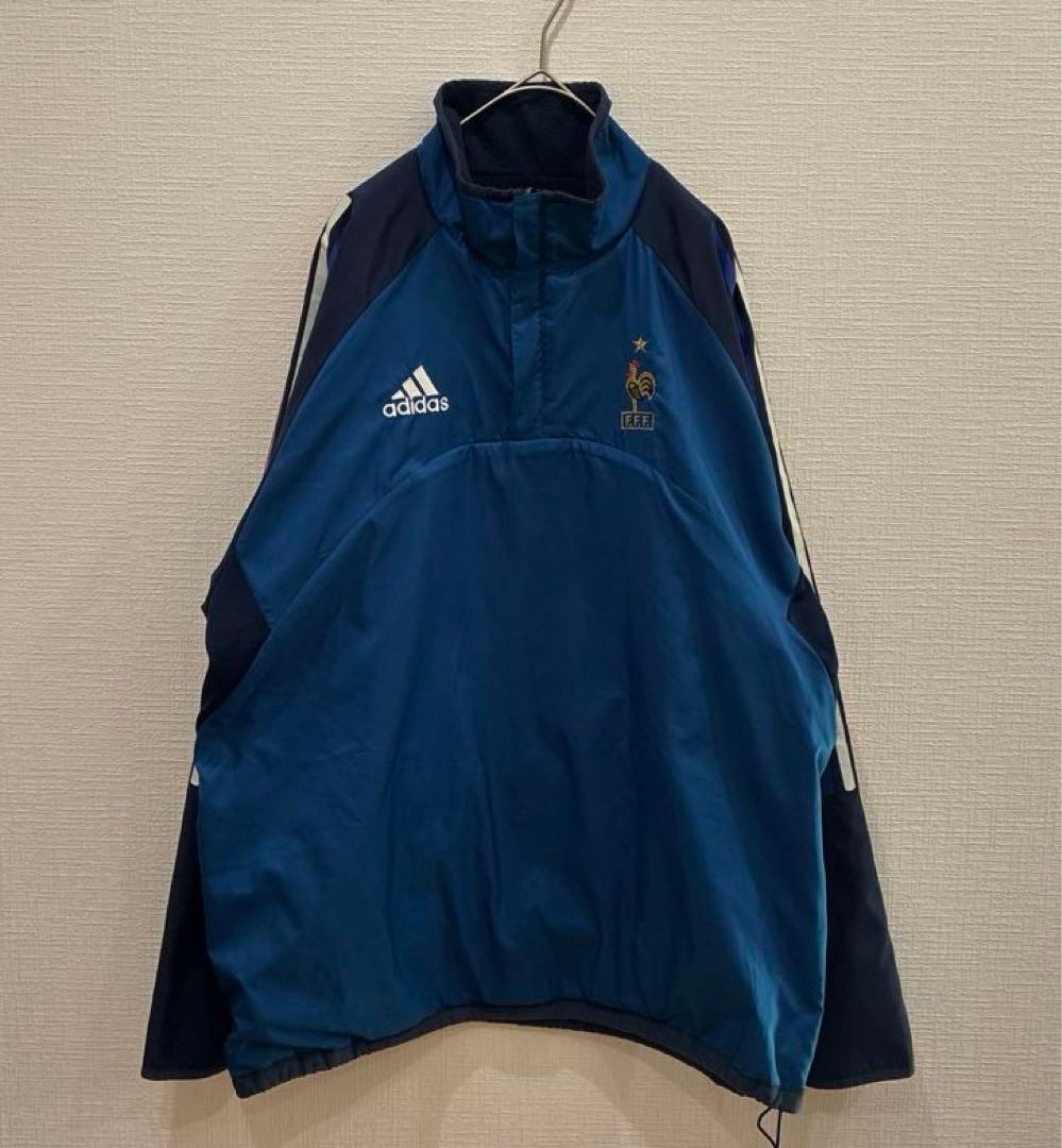 adidas フランス代表 プルオーバー／リバーシブル ジャケット 大きいサイズ