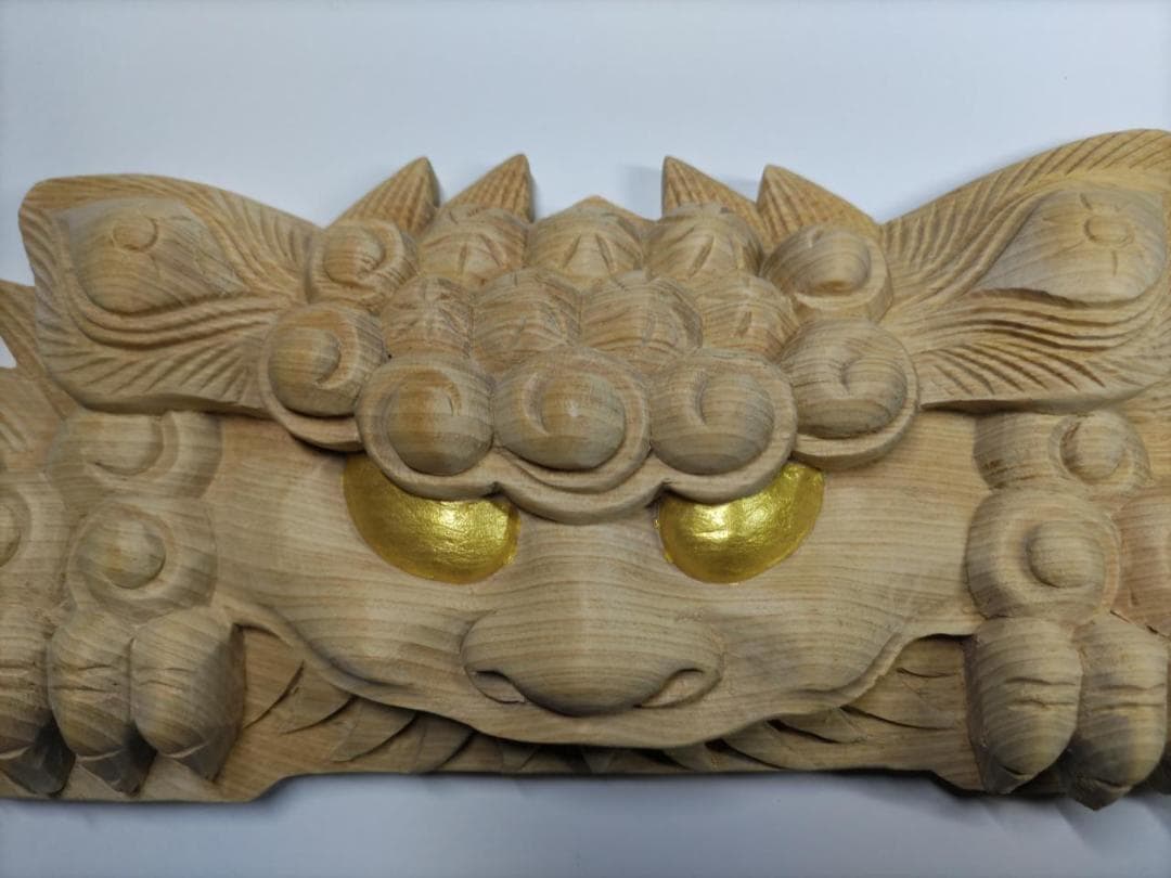 ◆◆【獅子噛み】社寺仏閣、山車、神輿　だんぢり彫刻部材　幅30ｃｍ