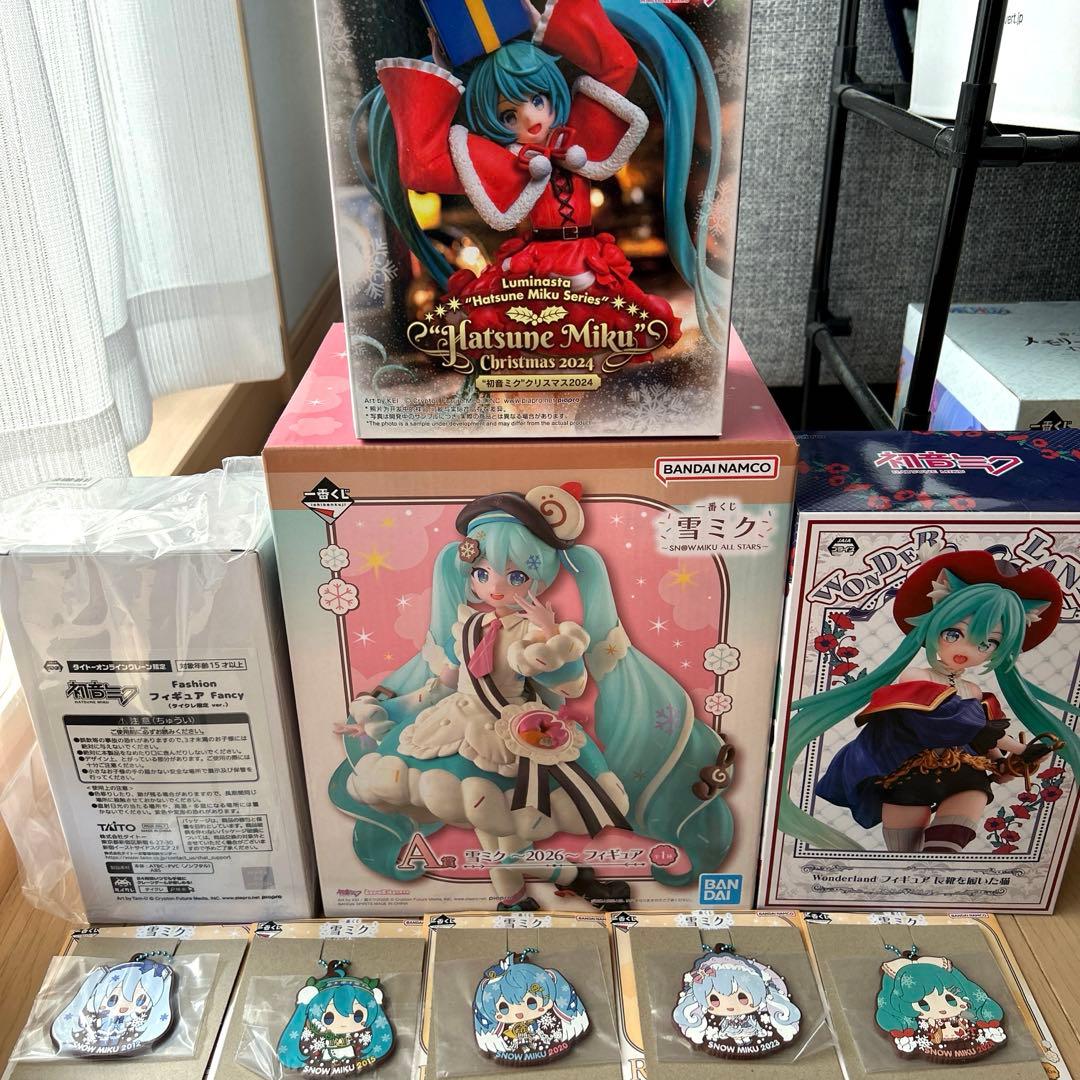 一番くじ 雪ミク 2026 A賞 フィギュア ＋ プライズフィギュア 3点セット