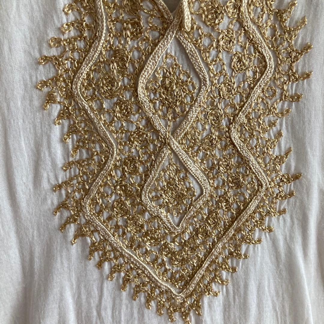 ★CALYPSO★カリプソ リゾート ボヘミアン 刺繍 トップス セレブ ヨガ