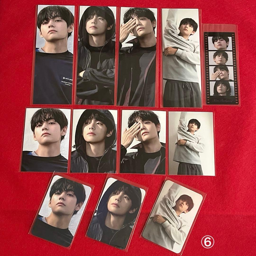 BTS ロングステッカー・ブックマーク・ホログラム両面フォトカード♡Ｖ