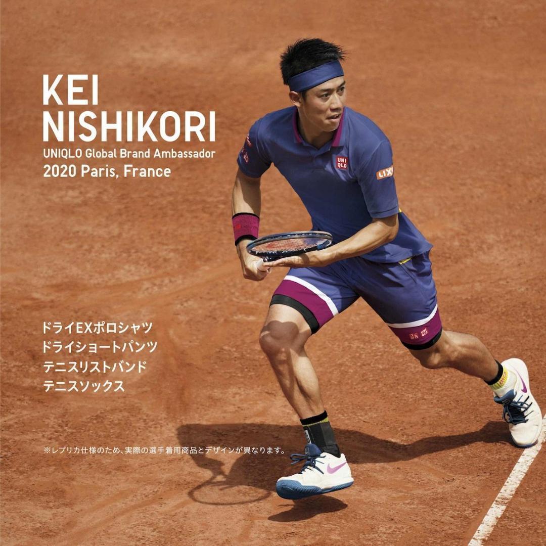 新品　ユニクロ　錦織圭2020全仏オープン　ルメールコラボ　XL