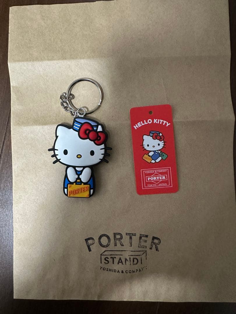 キーホルダー・アクリルキーホルダー PORTER x HELLO KITTY Key Charm