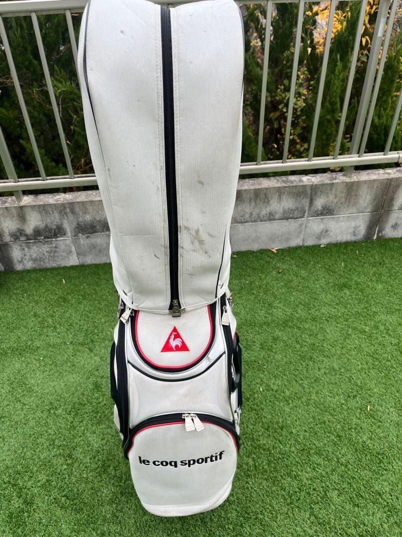 ルコック　スポーティ ゴルフバッグ 白