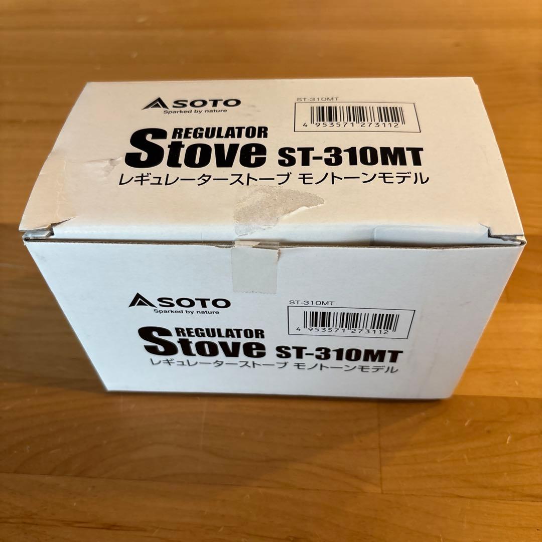 【新品未使用】SOTOソト　レギュレーターストーブ ST-310 モノトーン
