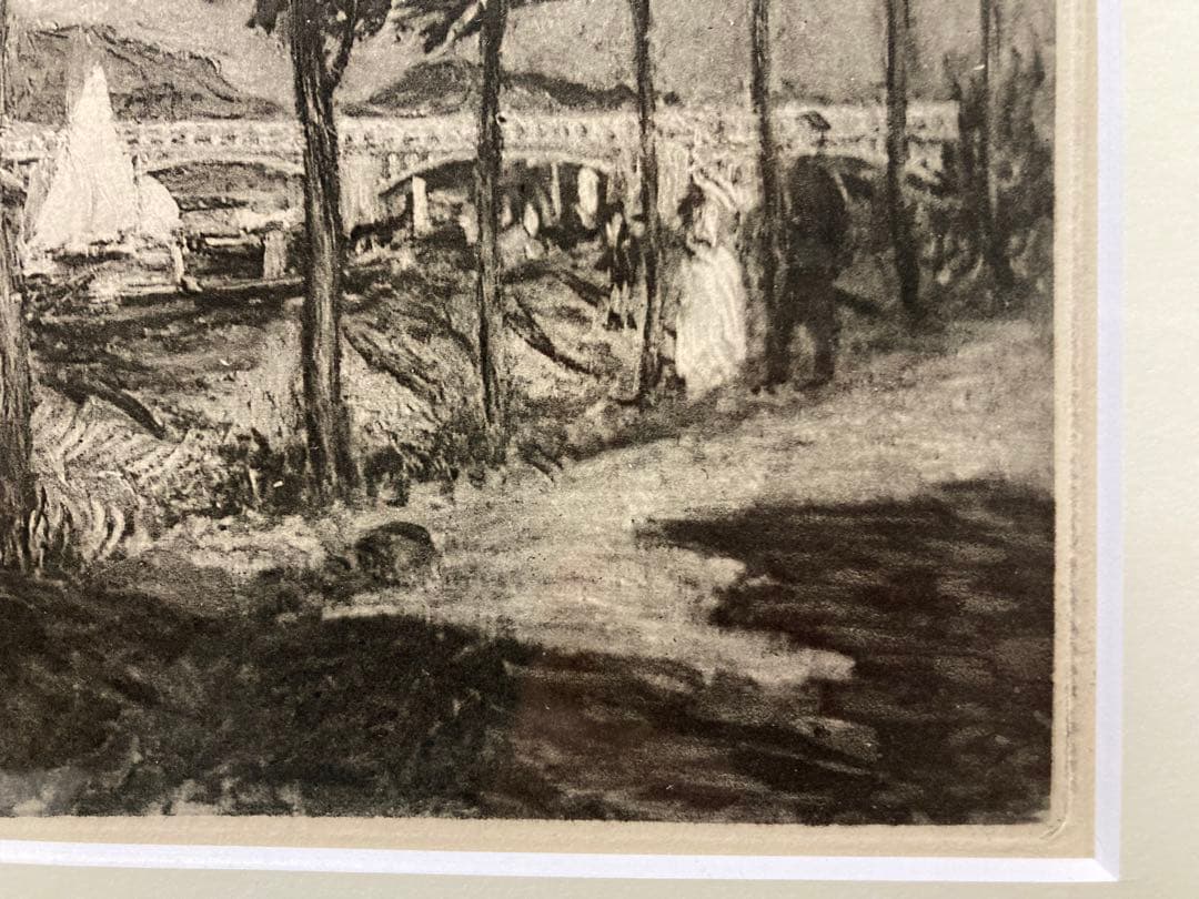 オリジナル銅版画【オーギュスト・ルノワール】 1919年作フランスアンティーク