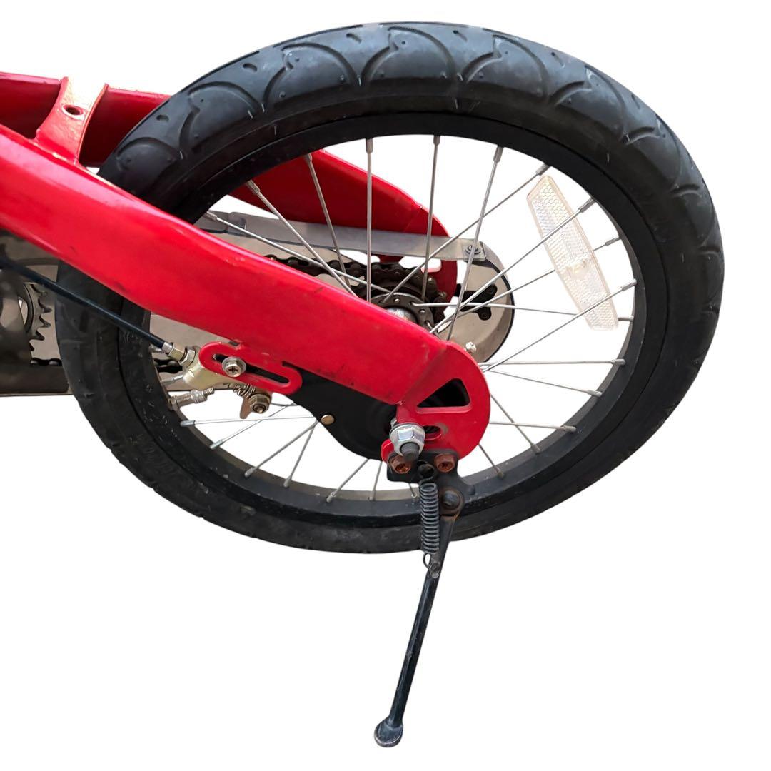 へんしんバイク 16インチ 赤 スタンド付 幼児用自転車