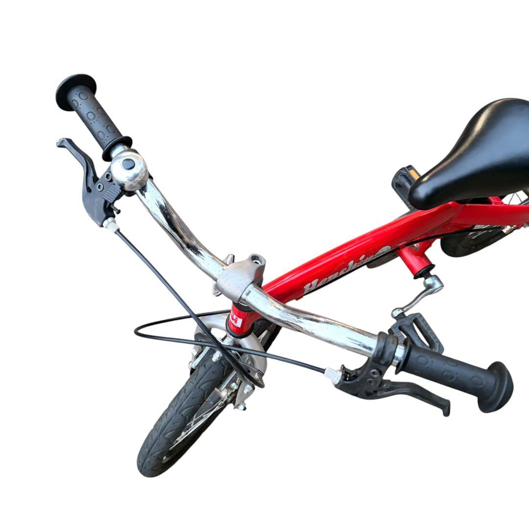 へんしんバイク 16インチ 赤 スタンド付 幼児用自転車