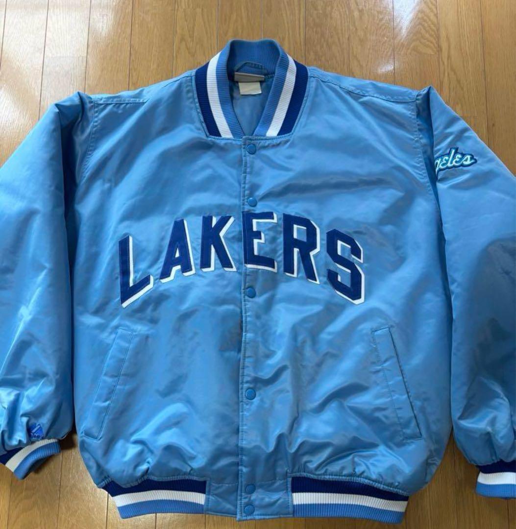 LAKERS 水色スタジャン刺繍（値下げ交渉あり）
