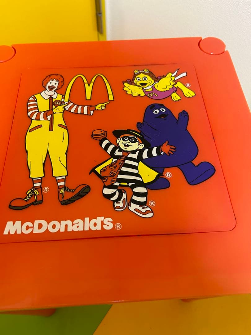 アンティーク　マクドナルド　テーブル　ミールトイ　グリマス　ハンバーグラー
