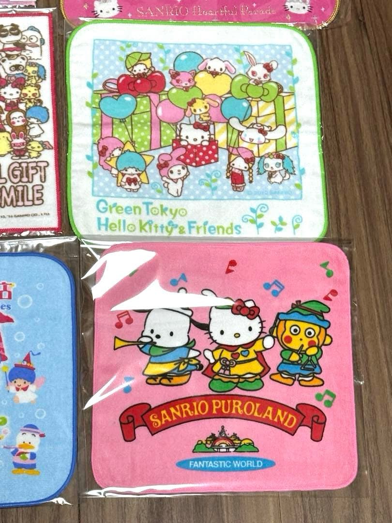 ハローキティ ご当地限定　プチタオル 12枚 未使用 ご当地　ピューロランド