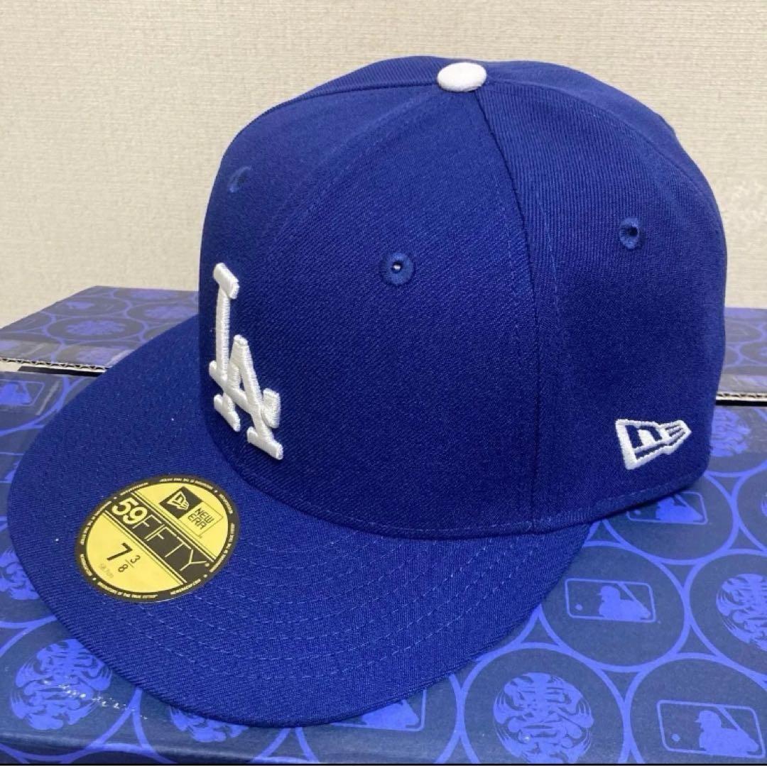 ニューエラ MLB 東京開幕戦 ドジャース59FIFTY ブルー 選手着用モデル
