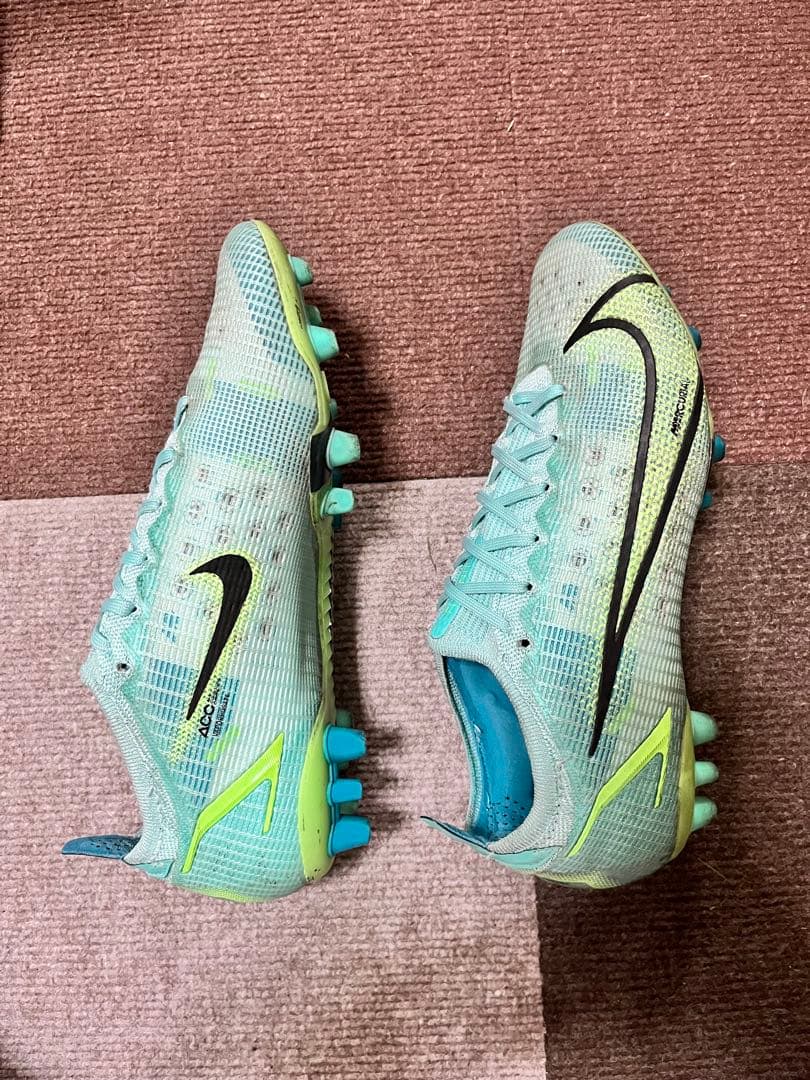 Nike マーキュリアルヴェイパー14AG 水色 スパイクシューズ