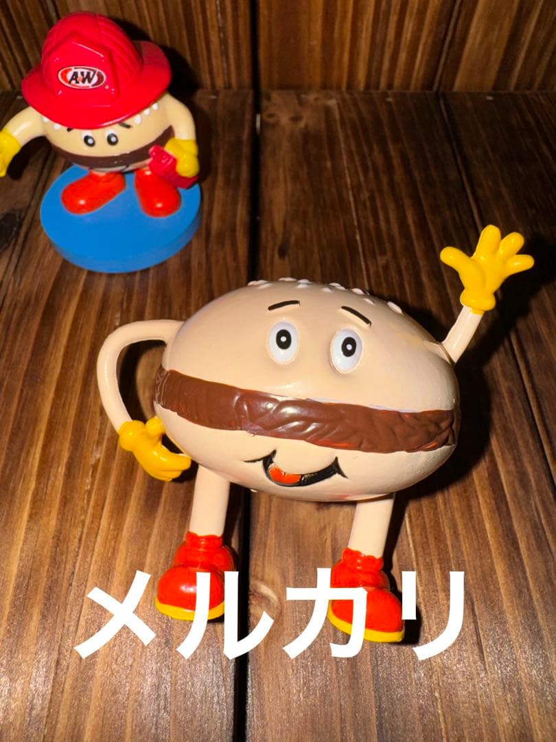 アメリカ A&W エンダー フィギュア ハンバーガー アメトイ 美品 レア