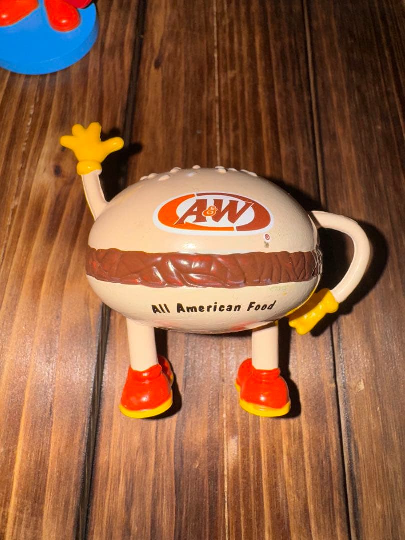 アメリカ A&W エンダー フィギュア ハンバーガー アメトイ 美品 レア