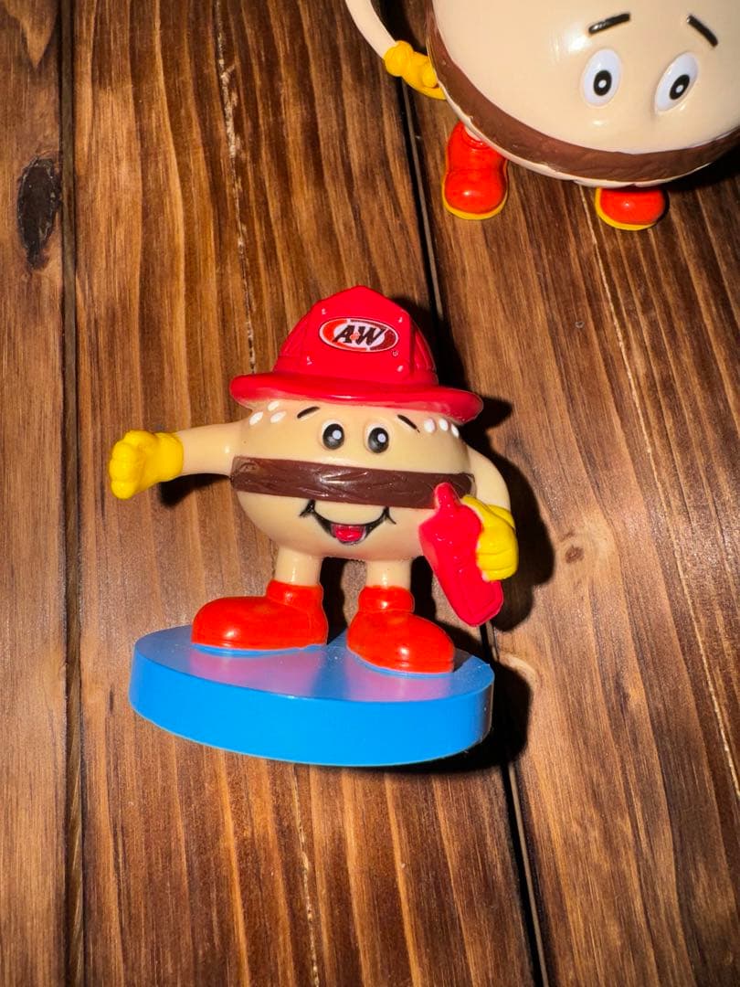 アメリカ A&W エンダー フィギュア ハンバーガー アメトイ 美品 レア
