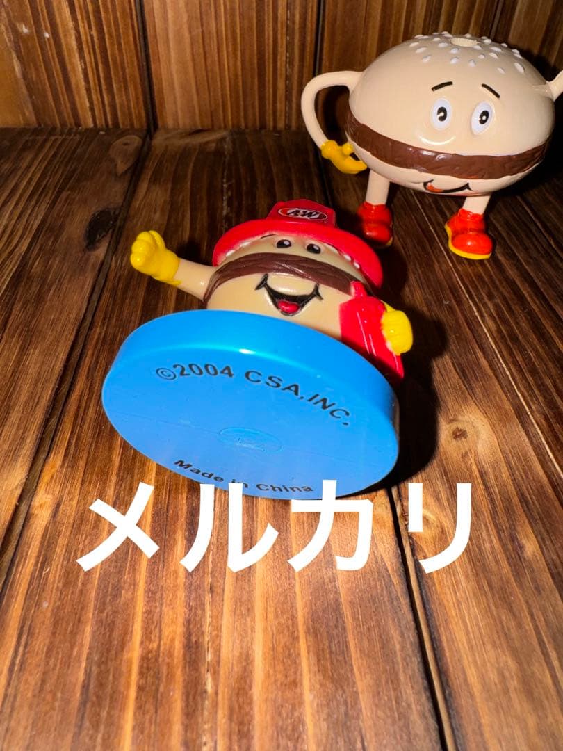 アメリカ A&W エンダー フィギュア ハンバーガー アメトイ 美品 レア
