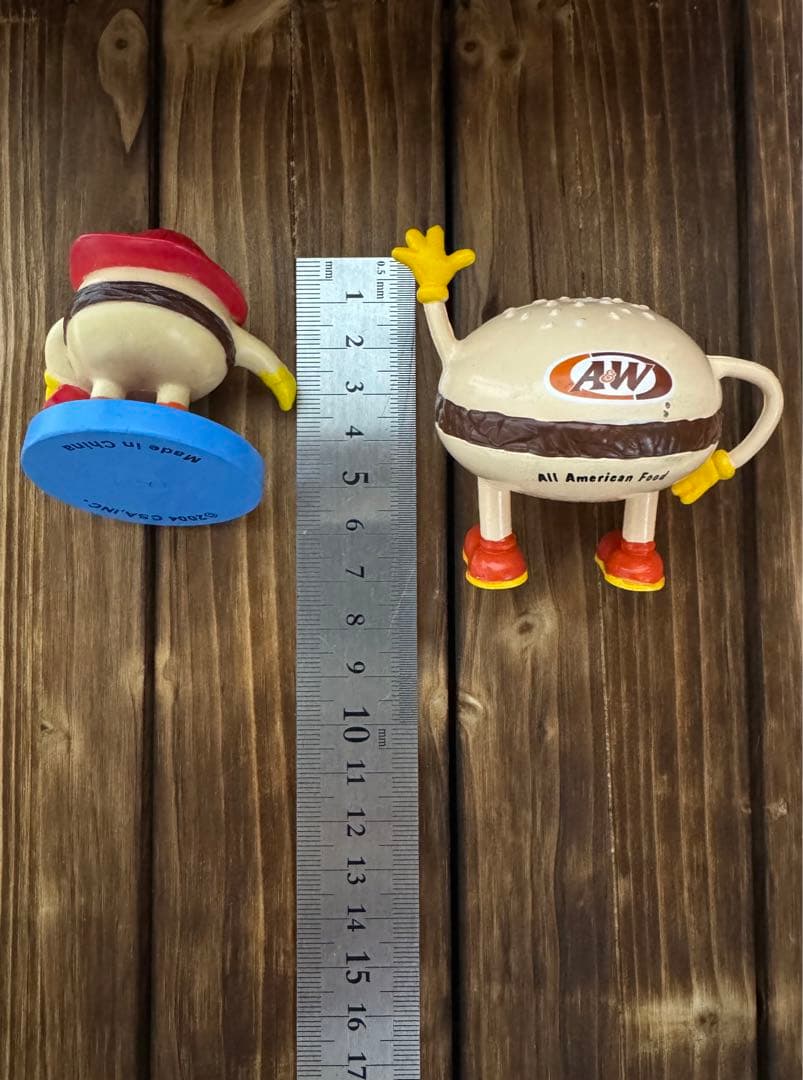 アメリカ A&W エンダー フィギュア ハンバーガー アメトイ 美品 レア