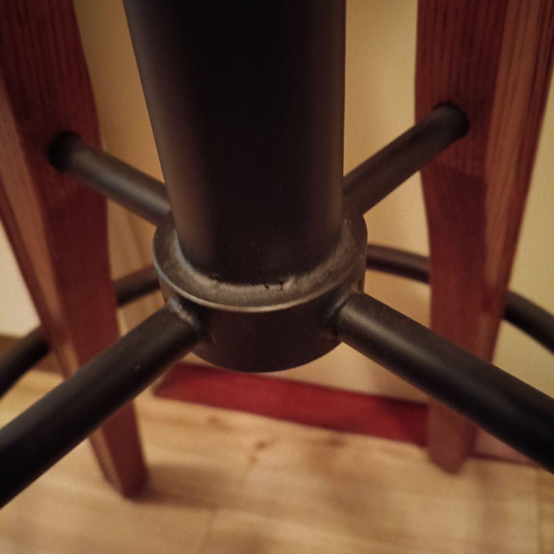 ACME irvin high stool スツール　木製　アイアン　調整可能