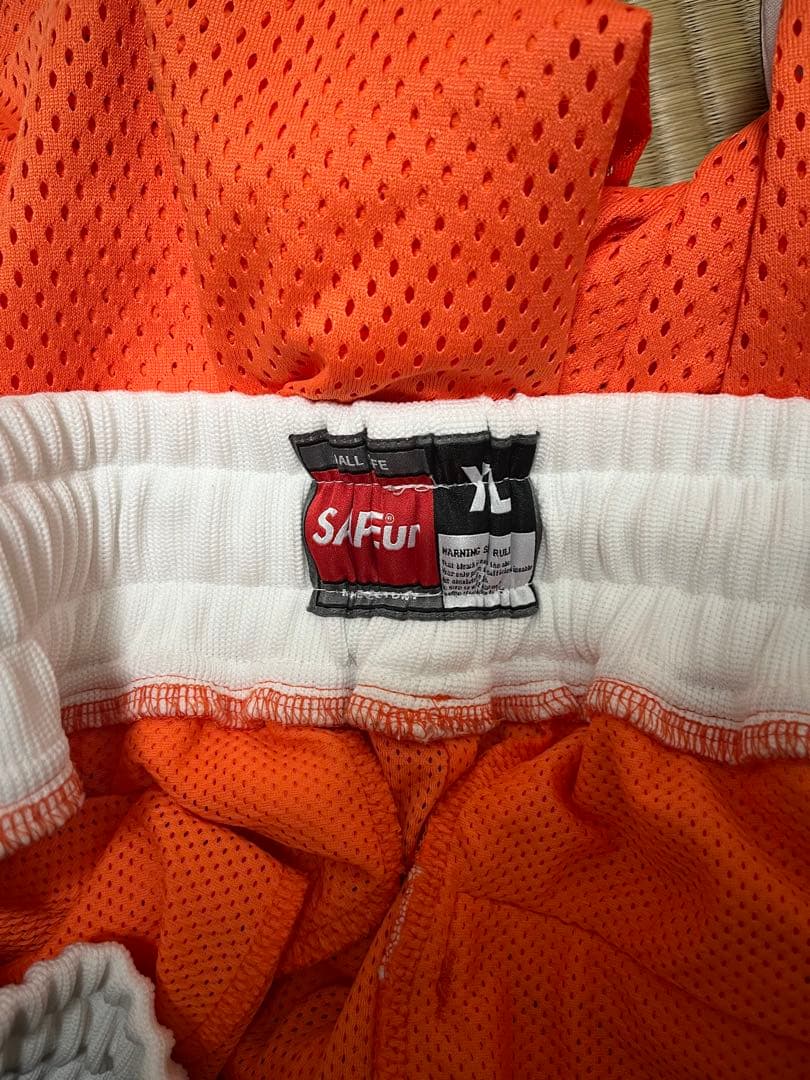SAPEur バスケットボールパンツ XL オレンジ