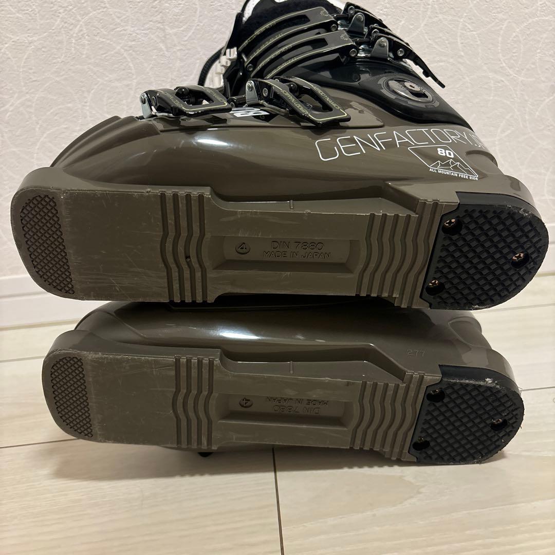 GENFACTOR BUMPS 8 スキー ブーツ ブラウン 23-23.5cm