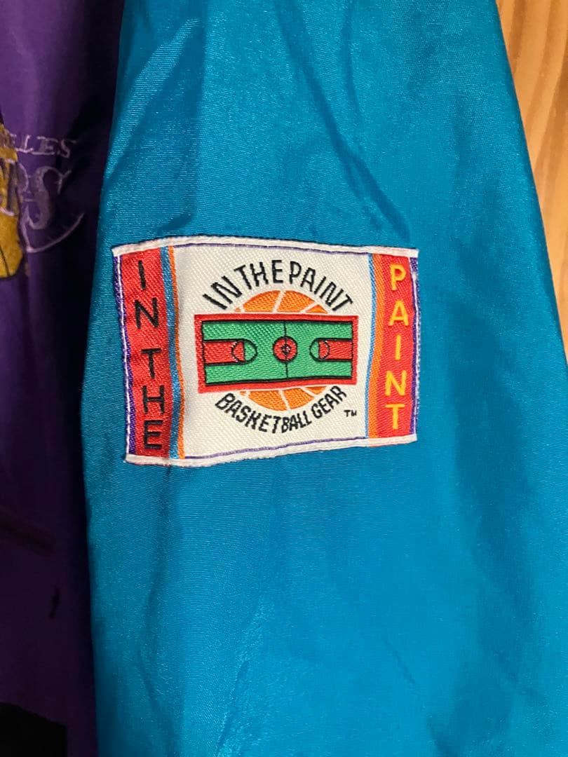 激レア美品90s「in the paint LAKERSプルオーバー」NBA公式