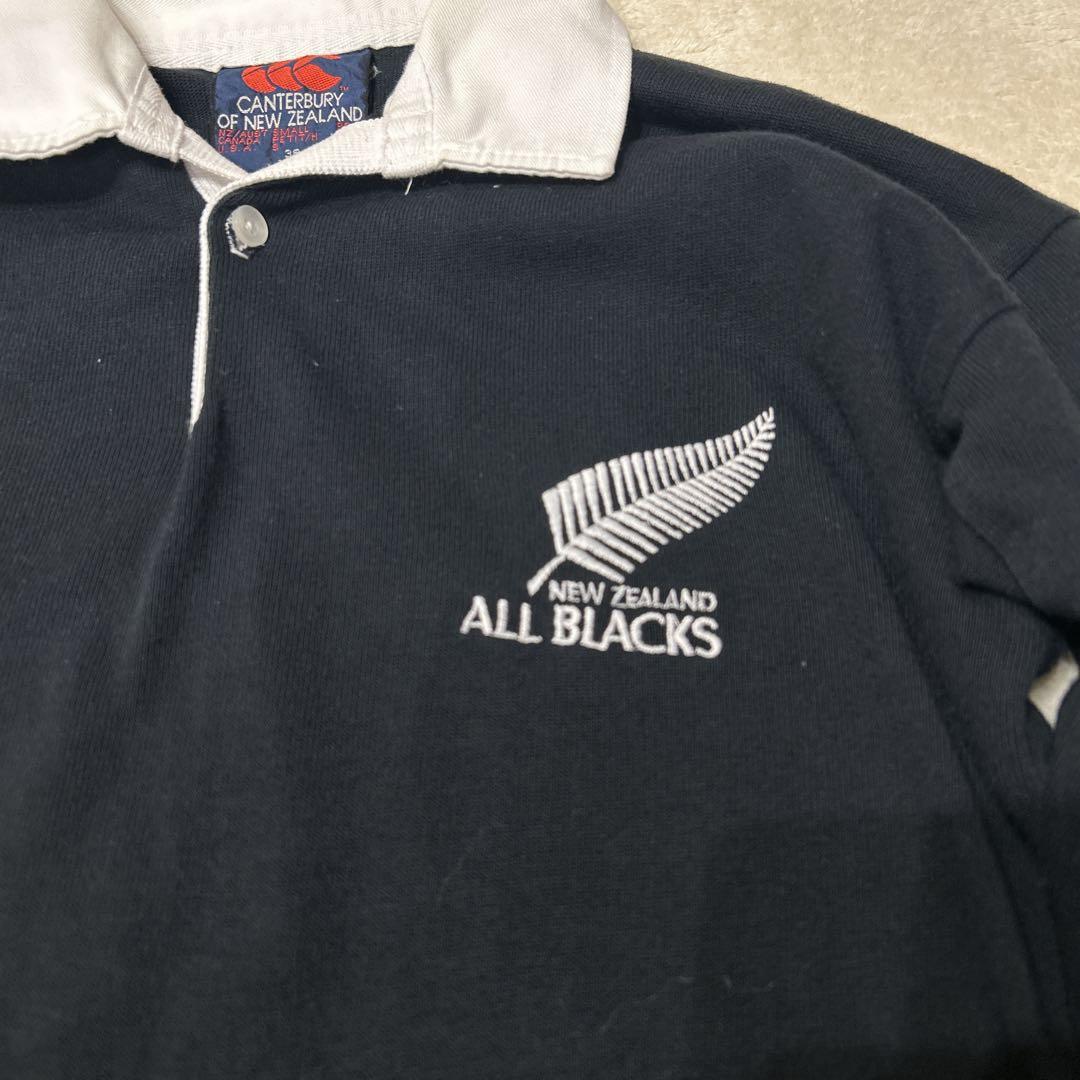 90sオールブラックスALL BLACKS ラグビージャージ　カンタベリー