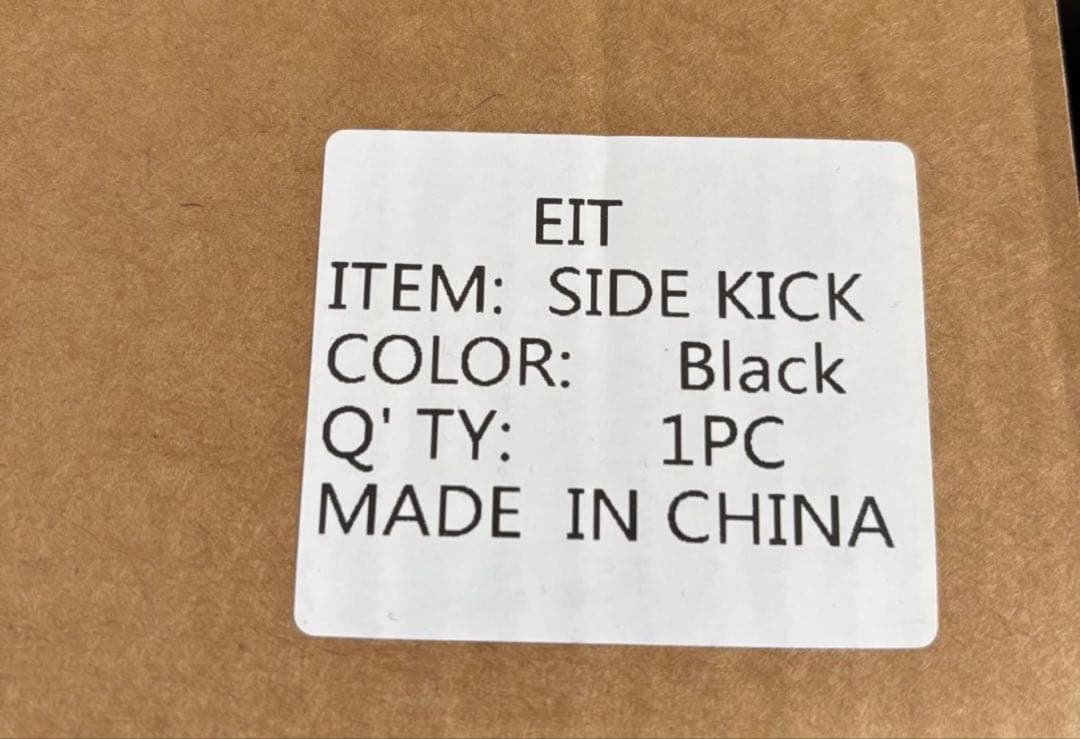 新品・未使用　BRUNT ブラント SIDE KICK ブラック