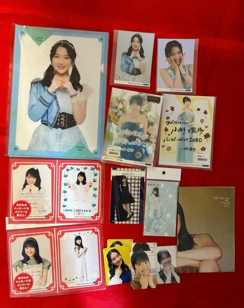 小野瑞歩 グッズセット 特大アクスタ/FSK/MFT/うちわ等つばきファクトリー