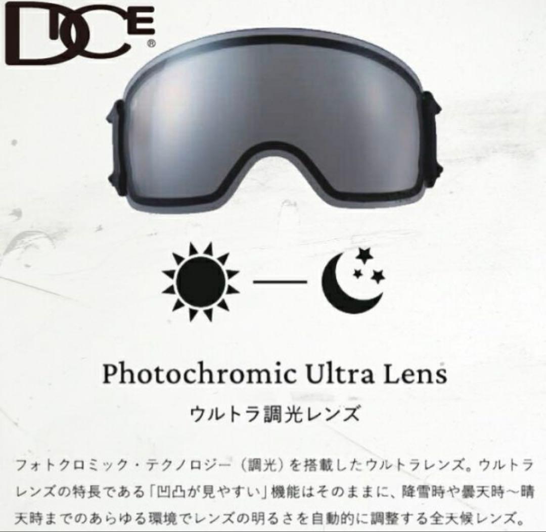 DICE GOODMAN ゴーグル　スノーボード