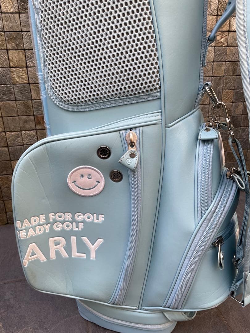 シミズさんせん人気商品PEARLY GATES ゴルフバッグ ブルー