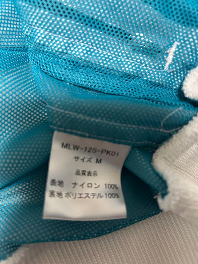 TOM⭐︎マークアンドロナ⭐︎水色フード付きシャカシャカ　ブルゾン⭐︎M