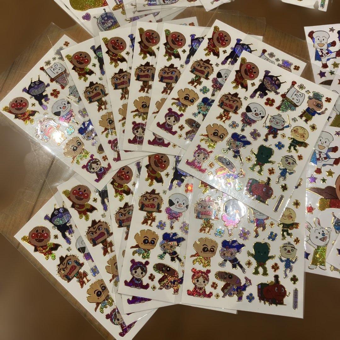 アンパンマン キラキラシール シール キラシール 45シート 大量 まとめ