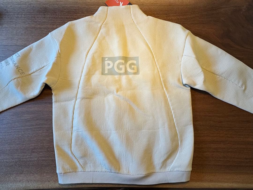 パーリーゲイツ PGG ベージュ ジップアップジャケット