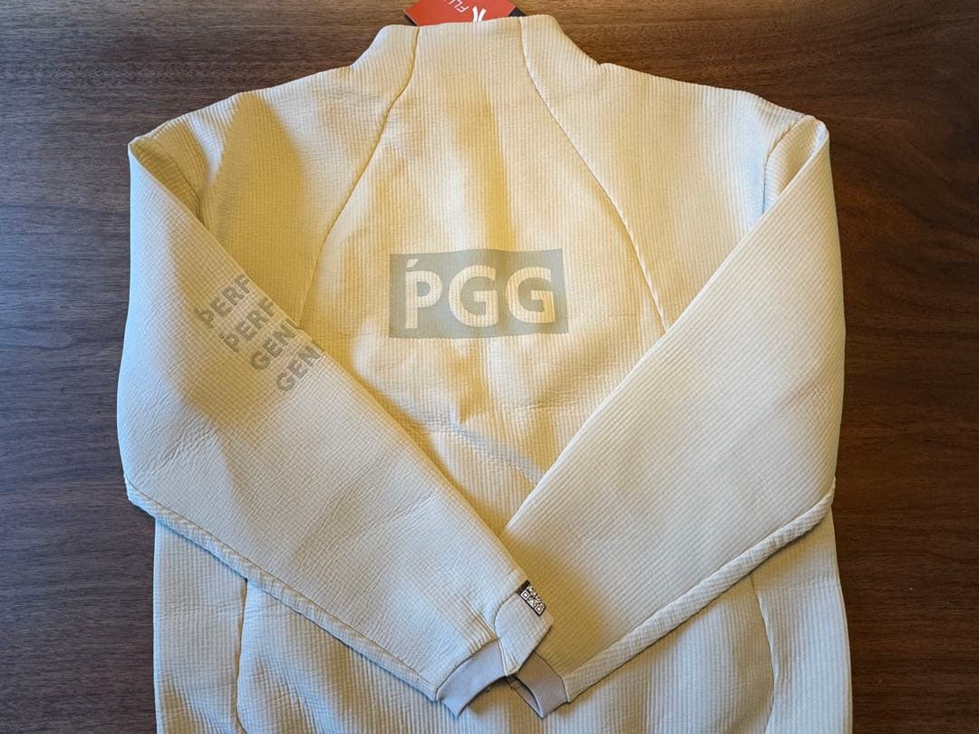 パーリーゲイツ PGG ベージュ ジップアップジャケット