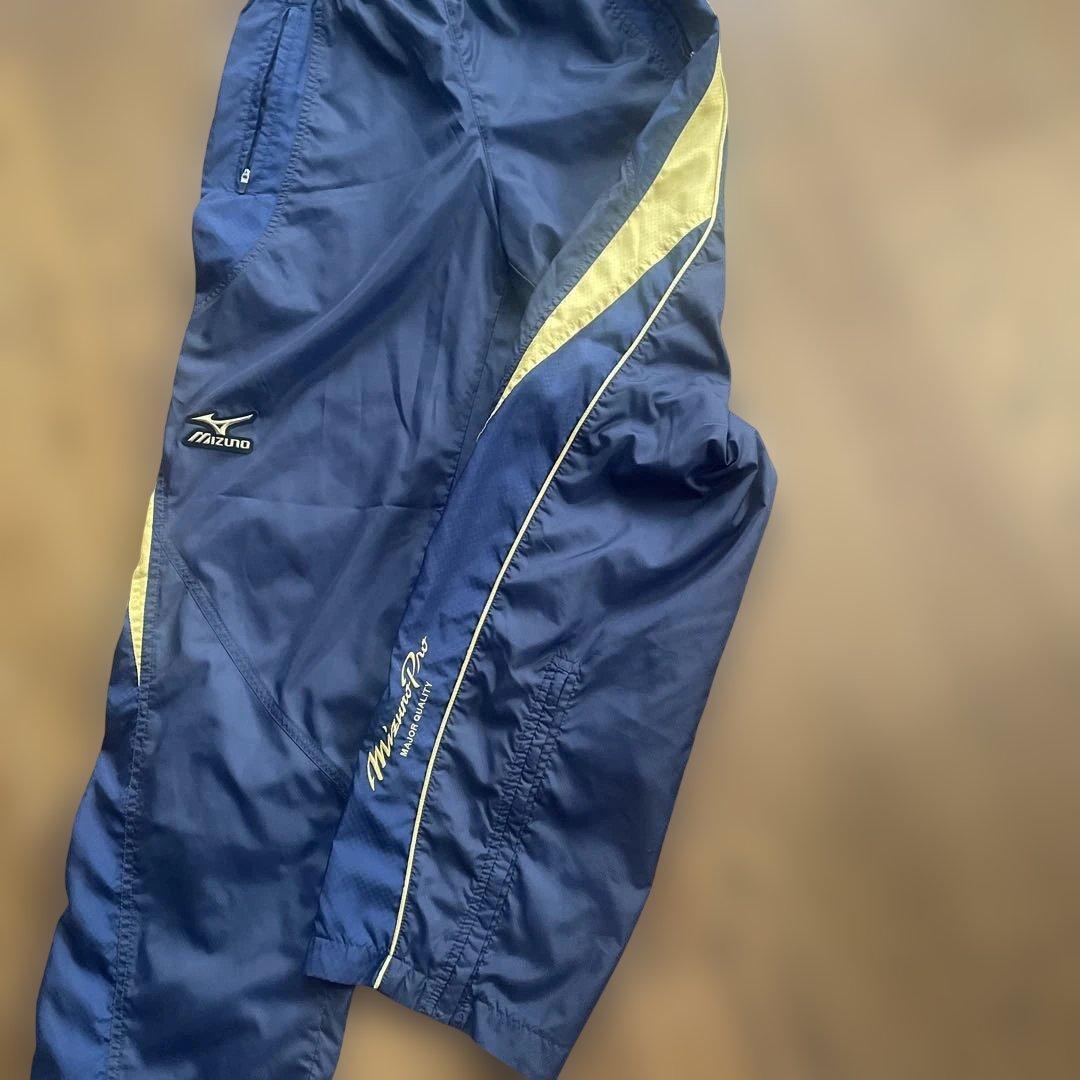 Mizuno ネイビー/イエロー ジャケット・パンツセット