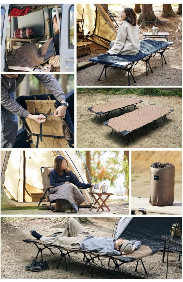 開封のみ新品‼️WAQ✨リバーシブル　コット　ブランケット　丸洗い可 撥水