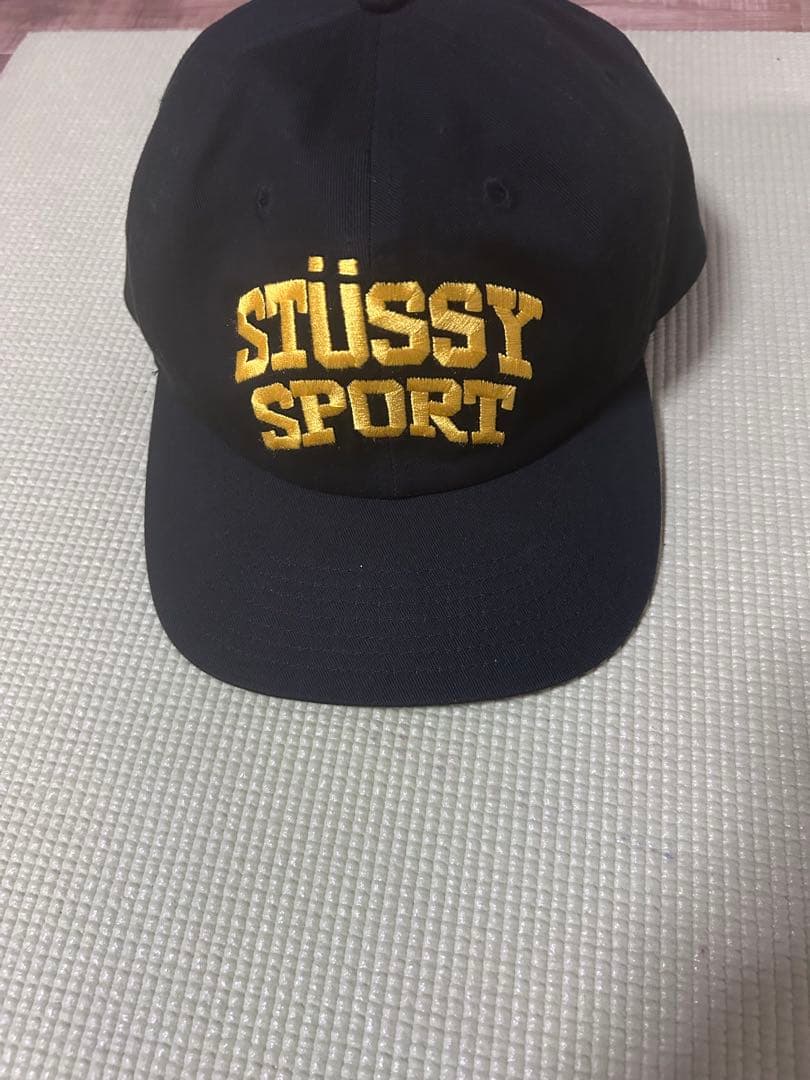 STÜSSY SPORT キャップ 黒