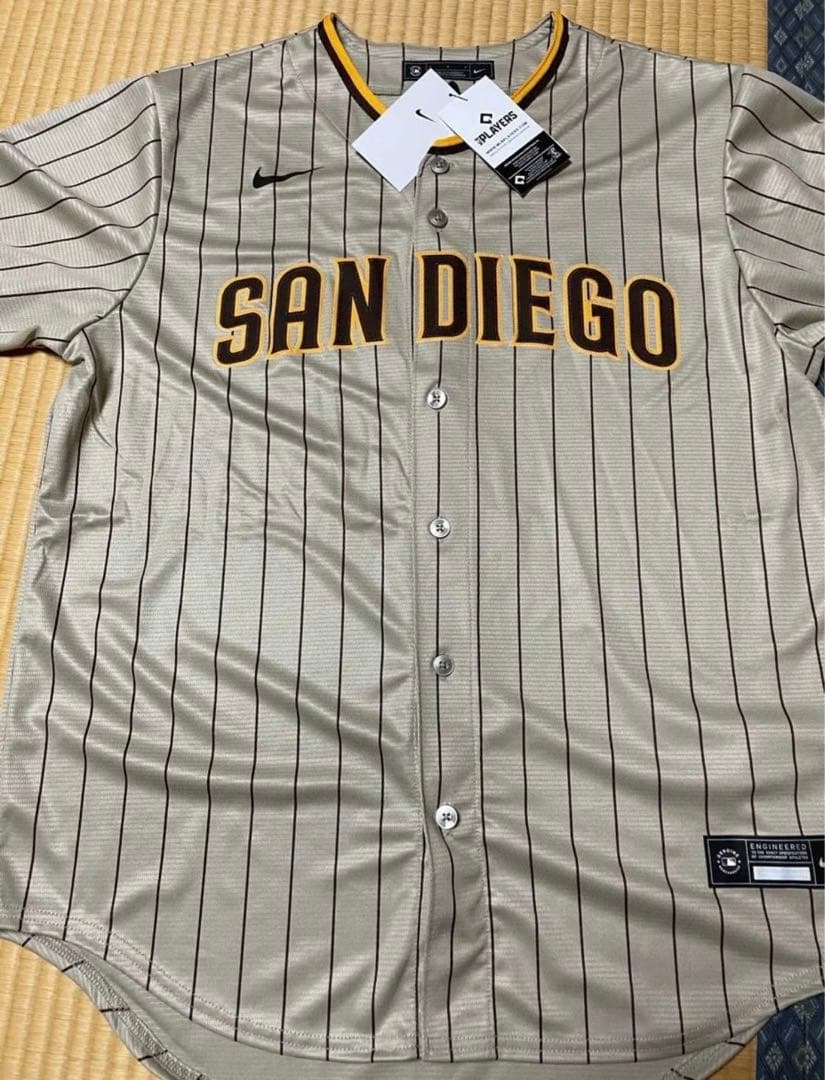 【新品未着用】MLBパドレス#7（キムハソン）ブラウン レプリカ ジャージ