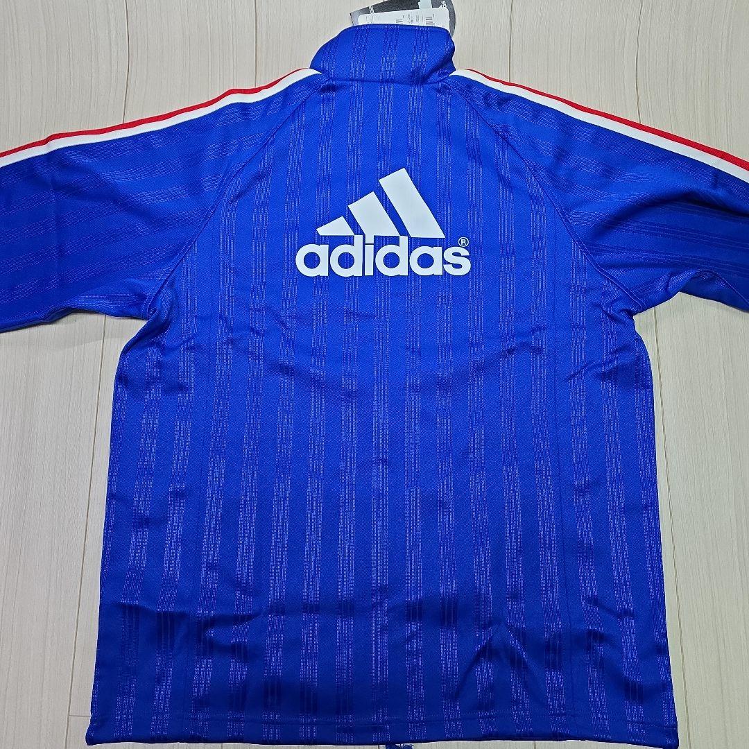adidas　ジャージジャケット　ブルー　Lサイズ　新品